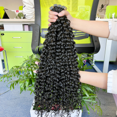 Wholesale Raw Vietnamese Hair Unprocessed Mink Curly Hair water wave tape ins hair extensions