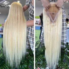 180% density transparent full lace wig human hair virgin hair straight durable lace