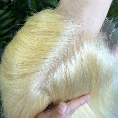 13X4 HD full frontal Wig Human Hair Blonde 613 Wig tiny knot pre-plucked hairline with baby hair