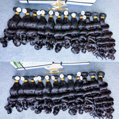 Wholesale Loose body Wave Human Hair Bundles 100% cuticle aligned Raw Hair unprocessed hair