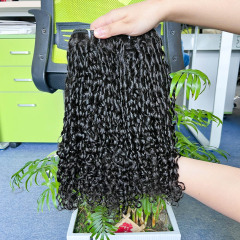 Wholesale Pixie curl Human Hair Bundles top virgin hair 12A Indian hair