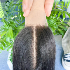 Human Hair Brazilian transparent Closure Straight Virgin 2*6 Brazilian Peruvian Malaysian Hair Natural Color Human Hair