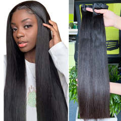 Fast Delivery Natural Color single Donor raw hair Cuticle Aligned PU Seamless Clip Ins Hair Extensions
