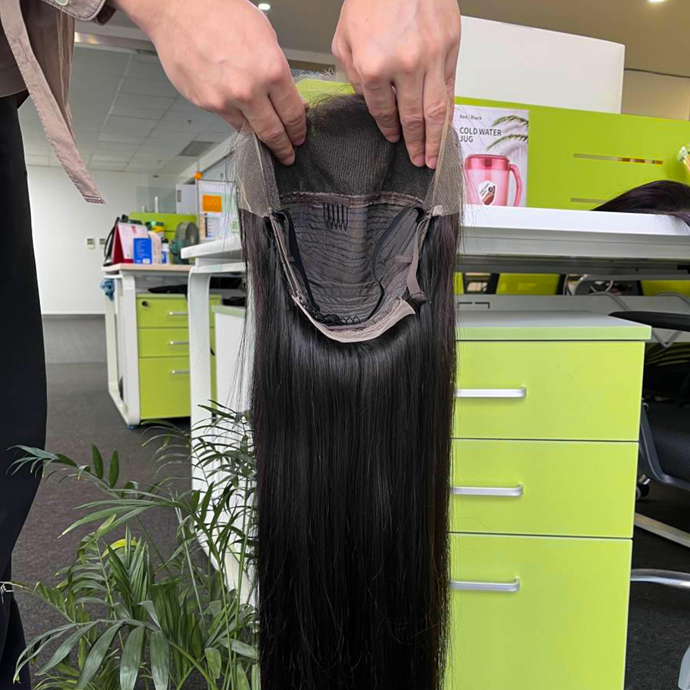 180% Density 13x6 HD Lace Front Human Hair Wig Bone Straight Brazilian Virgin Hair Full Lace Wigs for Black Women