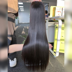 180% Density 13x6 HD Lace Front Human Hair Wig Bone Straight Brazilian Virgin Hair Full Lace Wigs for Black Women
