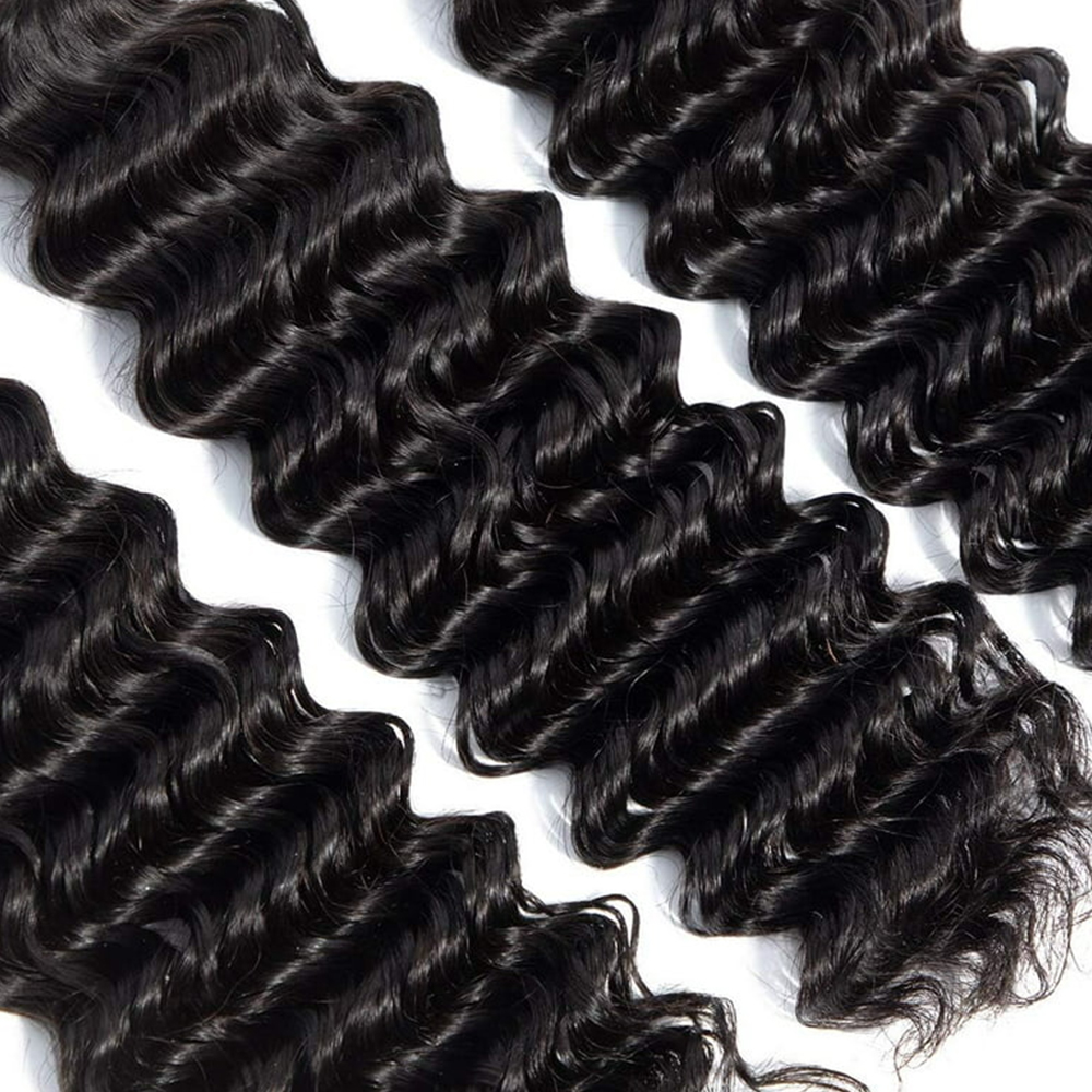 Wholesale Double Weft Human Hair Weave Bundle Wholesale Vietnamese Raw Hair Burmese Deep Wavy Curly Raw Bundles