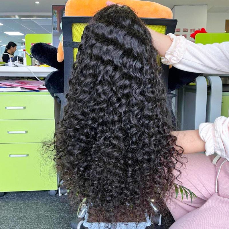 Invisible Lace Front Wig HD Swiss Lace Frontal Full Lace Wig Factory 12-40 Inch Loose Deep Wave Brazilian Hair Wig
