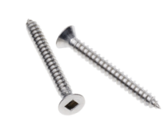 Csk Square Drv SS304 (A2) Stainless Steel Self Tapping Screw