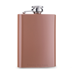 Powder Coated 7oz Flask,304 stainless steel , Food Degree