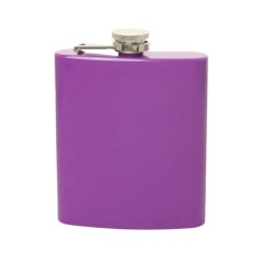 Powder Coated 7oz Flask,304 stainless steel , Food Degree