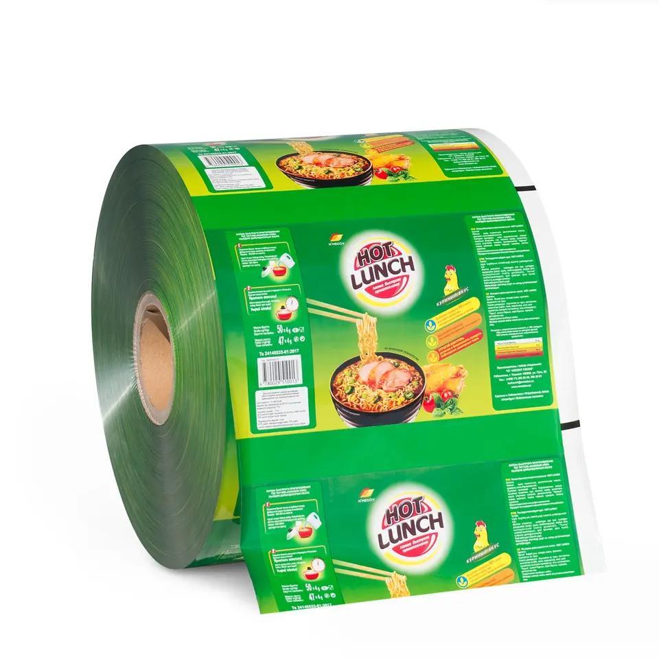 custom packaging film rolls for noodles