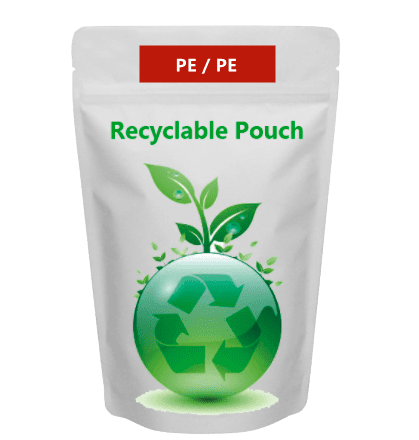Recycled stand up pouch