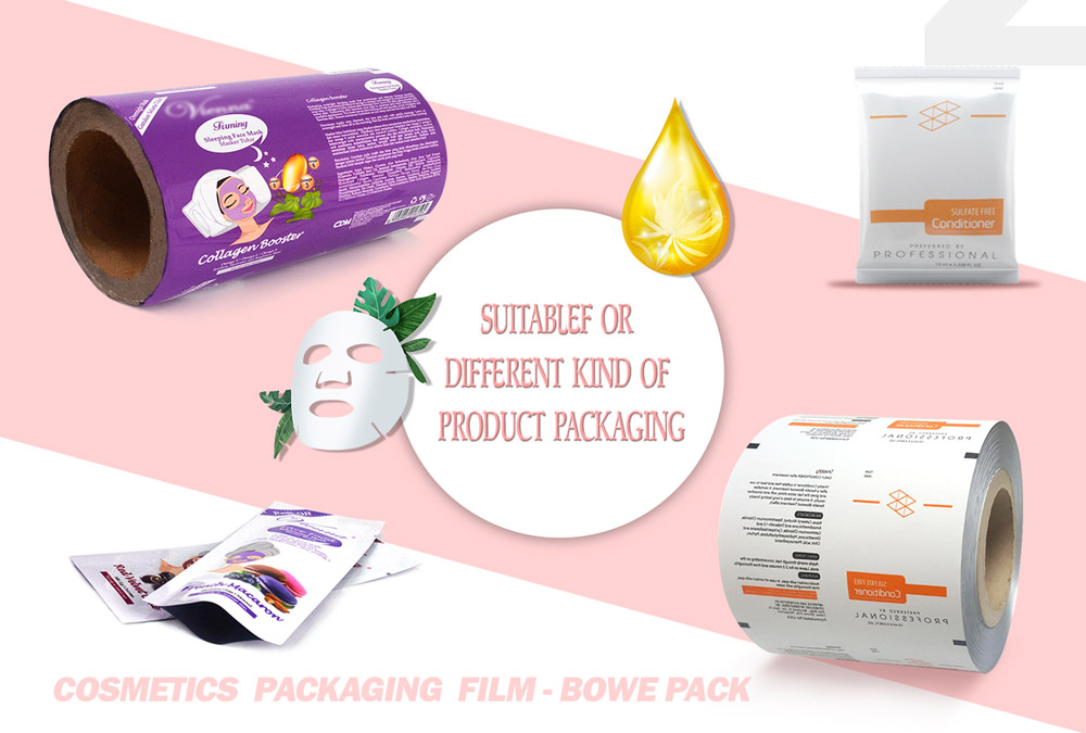 custom cosmetic packaging bags and films supplier