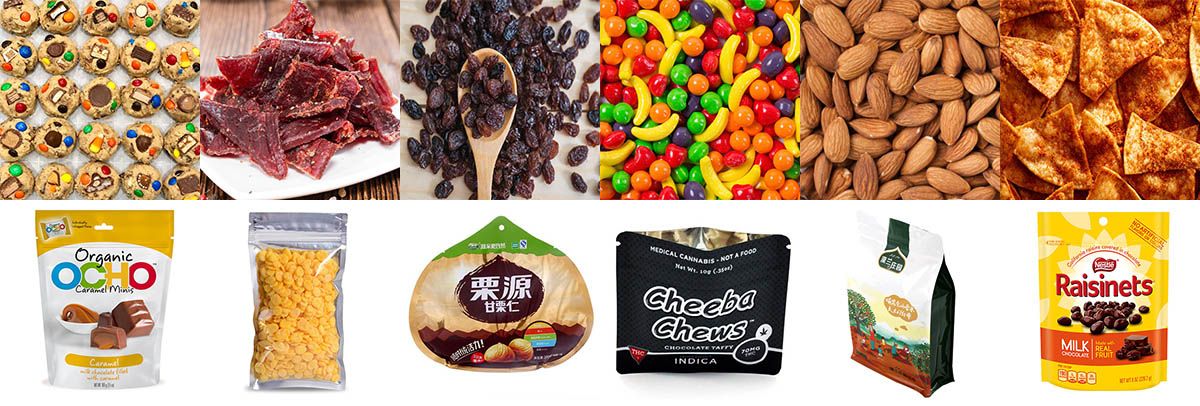 custom snack food packaging styles