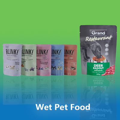 retort pouches for wet pet food