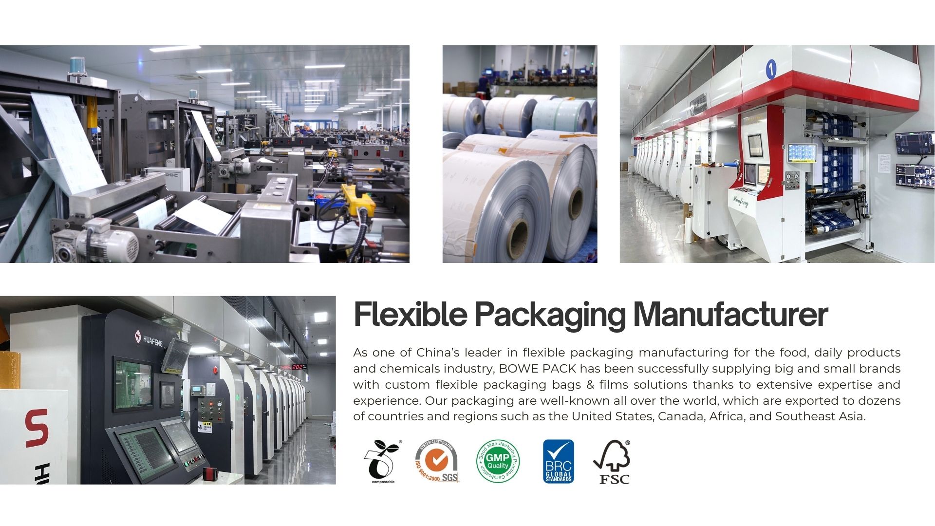 Flexible packaging factory
