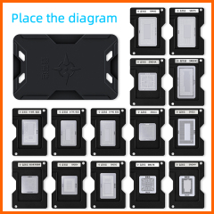 14 In1 Tin Planting Platform Laptop CPU SRKMA SRGKK SRK02 Reballing Station Kit And Stencils Magnetism Lock Repair Jigs Fixtures