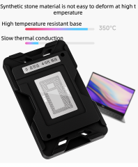 14 In1 Tin Planting Platform Laptop CPU SRKMA SRGKK SRK02 Reballing Station Kit And Stencils Magnetism Lock Repair Jigs Fixtures