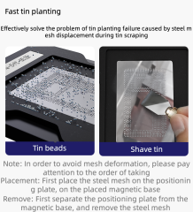 14 In1 Tin Planting Platform Laptop CPU SRKMA SRGKK SRK02 Reballing Station Kit And Stencils Magnetism Lock Repair Jigs Fixtures