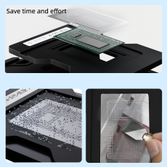 14 In1 Tin Planting Platform Laptop CPU SRKMA SRGKK SRK02 Reballing Station Kit And Stencils Magnetism Lock Repair Jigs Fixtures