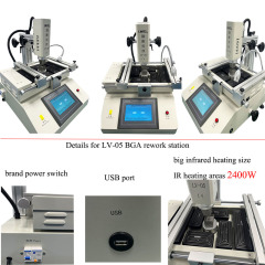 New Design BGA rework station SMT line replair machine PCB assembly machine BGA rework station