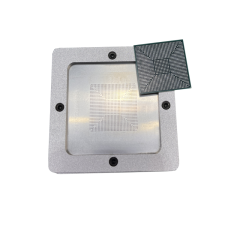 Xbox Series x BGA Reballing Kit IC Chip Reballing Station Rework Machine Accessory Silver Platform Template Holder Fixture Jig Kit Set