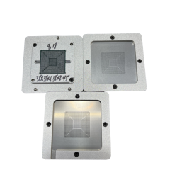 Xbox Series x BGA Reballing Kit IC Chip Reballing Station Rework Machine Accessory Silver Platform Template Holder Fixture Jig Kit Set