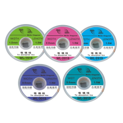 2mm 2.5mm 3mm 3.5mm Width 1.5M Length Desoldering Braid Welding Solder Remover Wick Wire Lead Cord Flux BGA Repair Tool