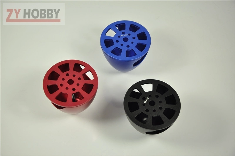 3.5inch 89mm Anodized CNC Aluminum Drilled RC Spinner