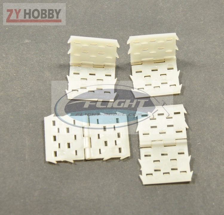 10pcs 23x40mm Nylon Pinned Hinges DIY Parts