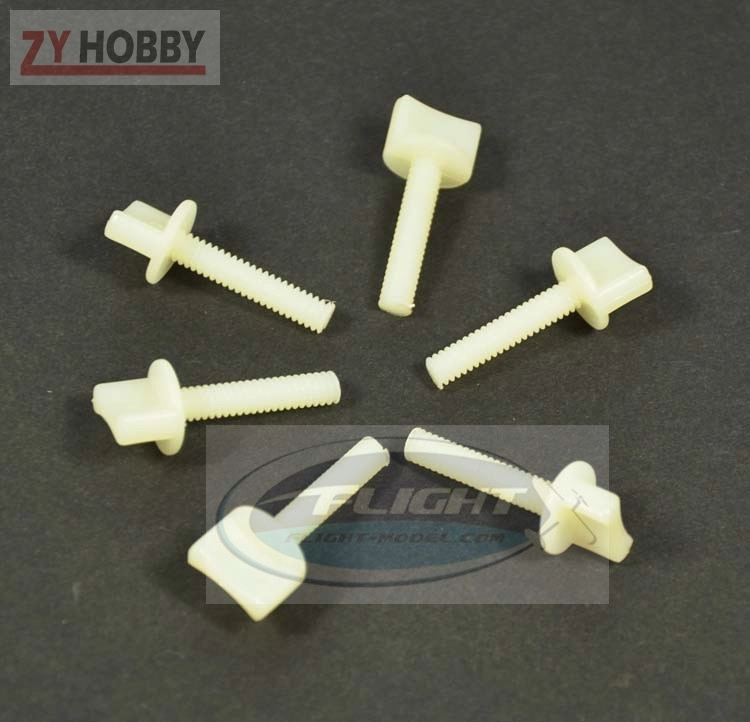 10pcs M4 M6  Nylon Plastic Bolt Hand Thumb Screw