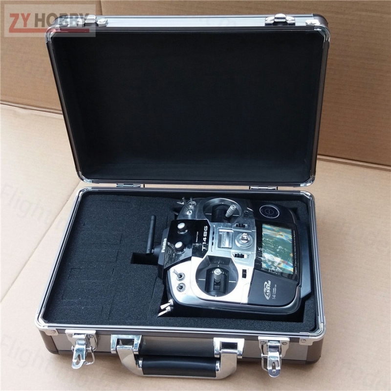 Portable Carry Aluminum Case for Futaba 14SG 10C 8FG 10J 8J T6K, Anti Oxidation