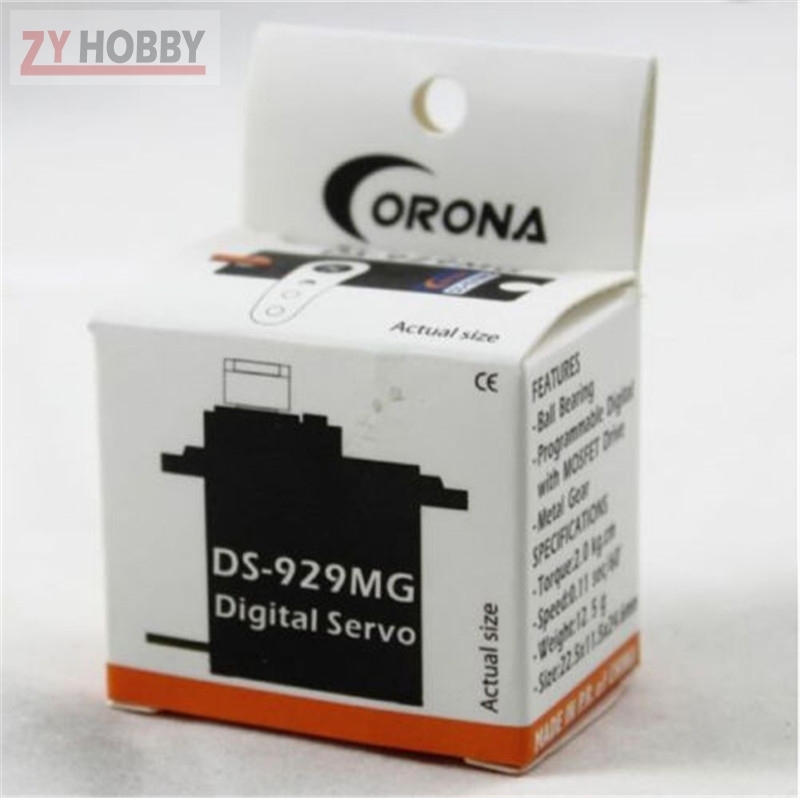 Corona Digital Servo Metal Gear DS-929MG For TREX 450 RC Hobby Helicopter