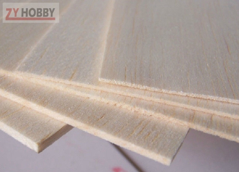 10 Sheets BALSA WOOD 460x80x3mm For RC Airplane Model FIX DIY Kits