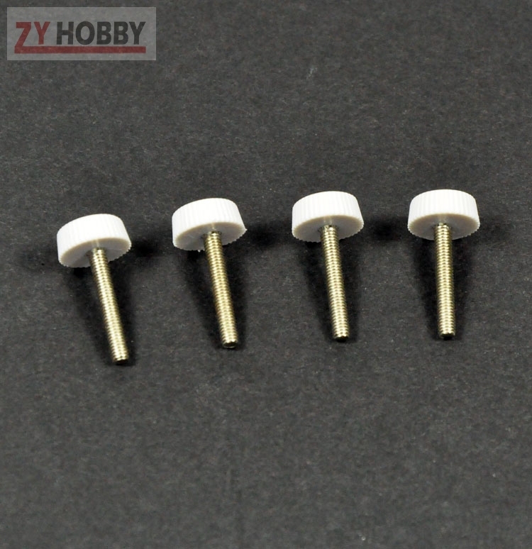 10pcs/set M3*L20mm Canopy Screw Multi-functional Hand Thumb Tightening Screw For RC Airplane