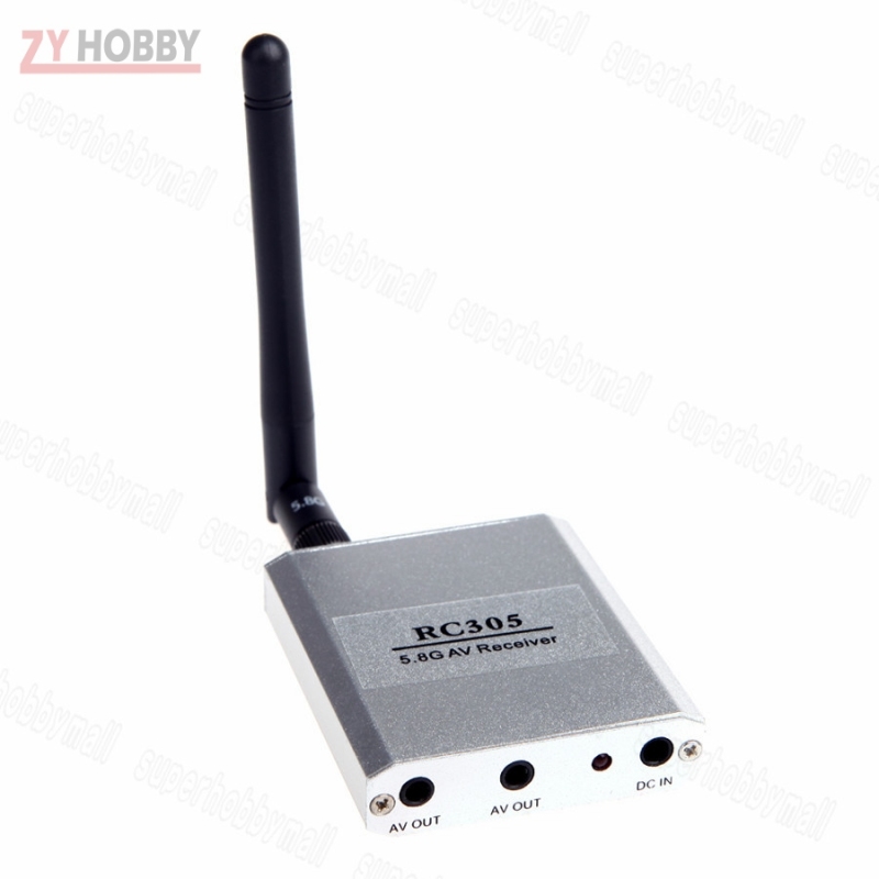 Zyhobby 5.8Ghz 200mW 8 Channel AV Audio/Video Wireless Receiver RX FPV 6.5-15V