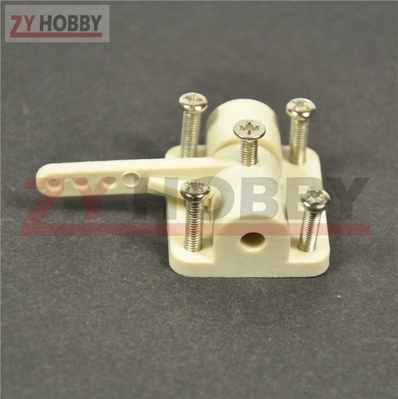 Front Wheel Steering Seat Base With Steering Arm Size 4.1 mm For RC Airplane