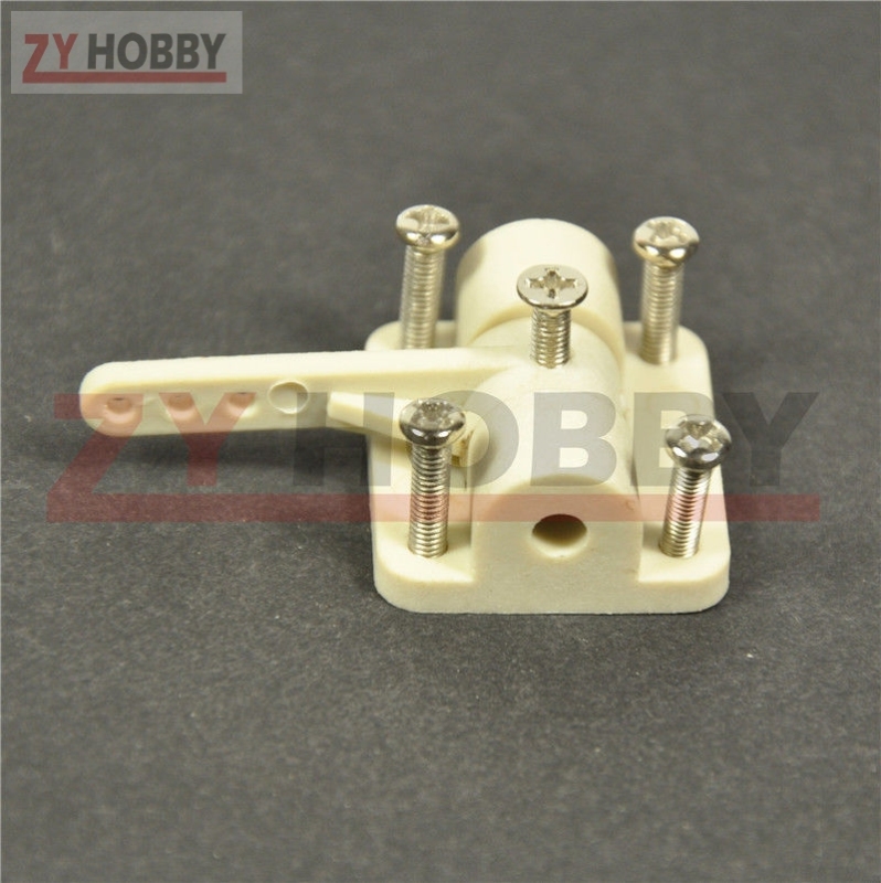 Front Wheel Steering Seat Base With Steering Arm Size 4.1 mm For RC Airplane