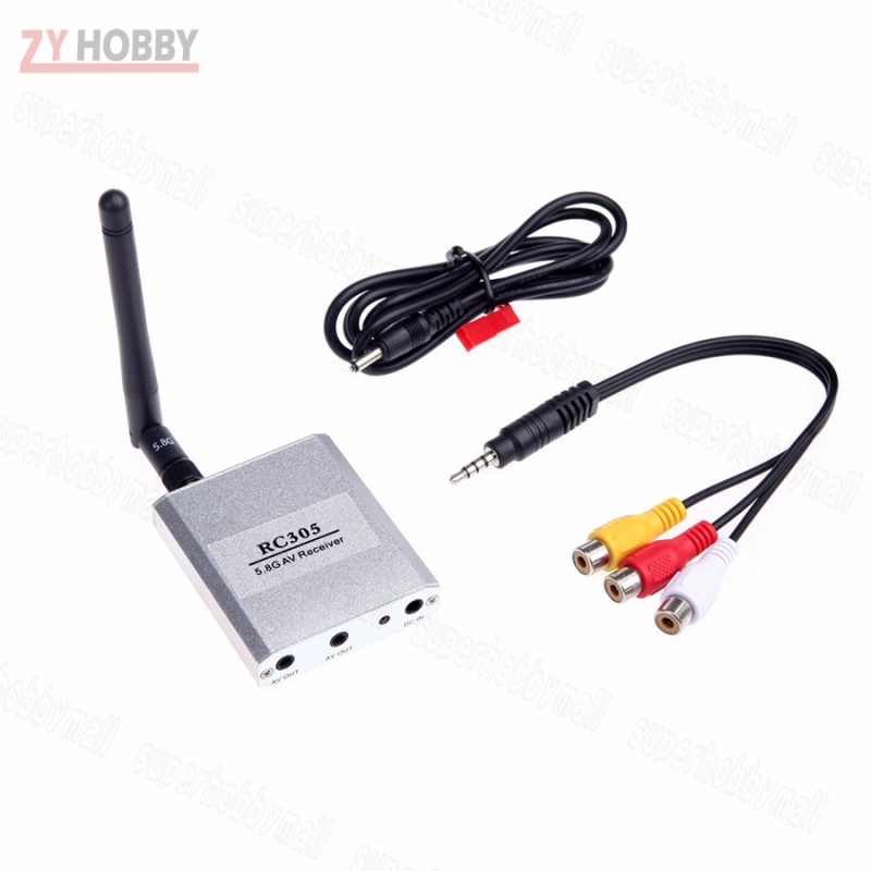 Zyhobby 5.8Ghz 200mW 8 Channel AV Audio/Video Wireless Receiver RX FPV 6.5-15V