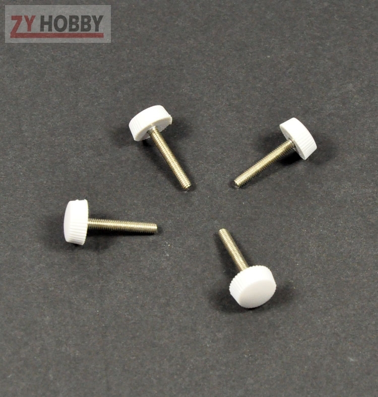 10pcs/set M3*L20mm Canopy Screw Multi-functional Hand Thumb Tightening Screw For RC Airplane