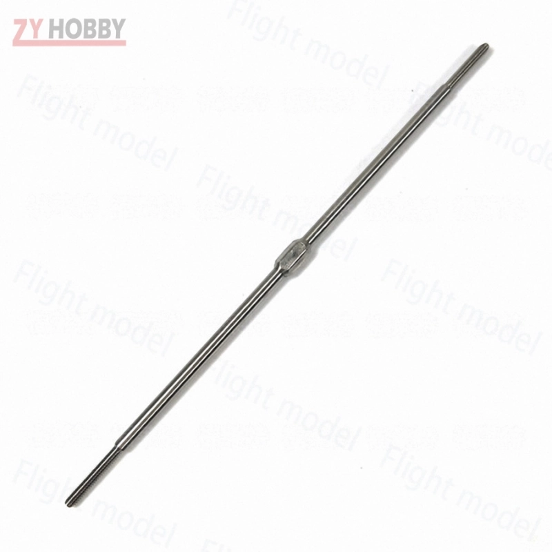 2pcs/lot 140mm length M3 Metal Push Rods For RC Airplane Stable Connection Rod 3*140mm