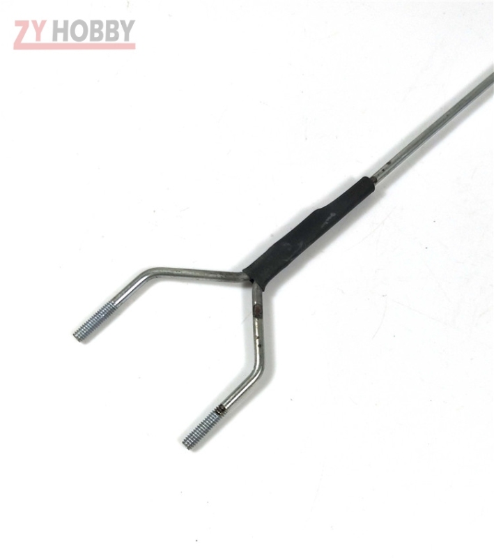 2pc/set Y Type 253mm length M2 Metal Push-pull Rods For RC Airplane Stable Connection Rod