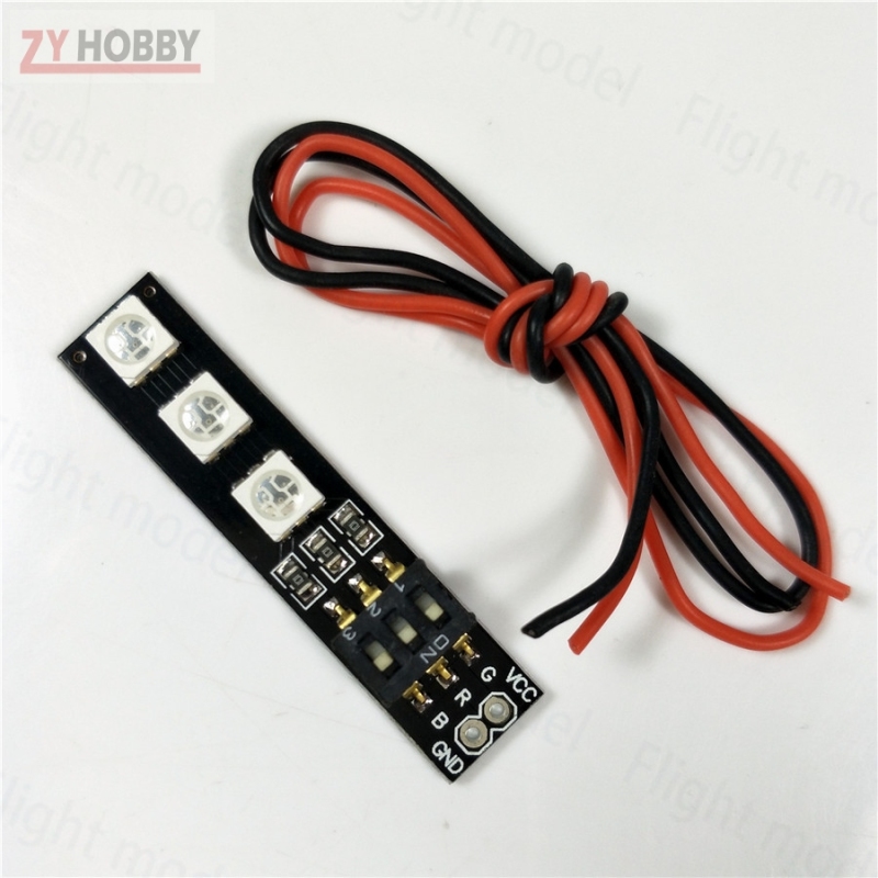 QAV250 5V/16V 7 colors RGB LED Board Lamp Panel For quadcopter FPV drones RC airplane DIY