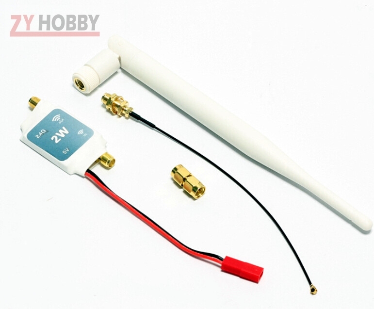 2.4Ghz 2W Radio Signal Booster Amplifier with Antenna Adaptor For DJI Phantom Transmitter FPV Extend Range