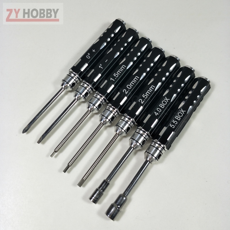 10pcs RC Tool Kit Set Screwdriver Hexagon Socker Piler With Carrying Case For RC Model