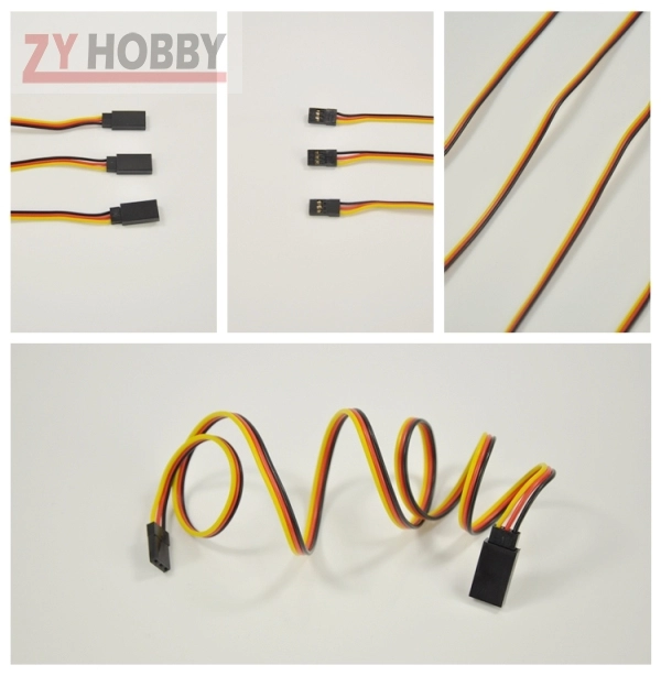 10pcs 30cm/50cm/60cm/90cm  60 Cores 22AWG Servo Extension Wire