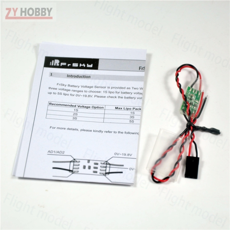 FrSky Telemetry System Accessories FBVS-01 Battery Voltage Sensor