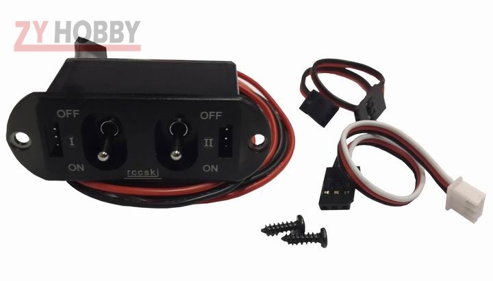 Rccskj 15A Heavy Current Dual Switch