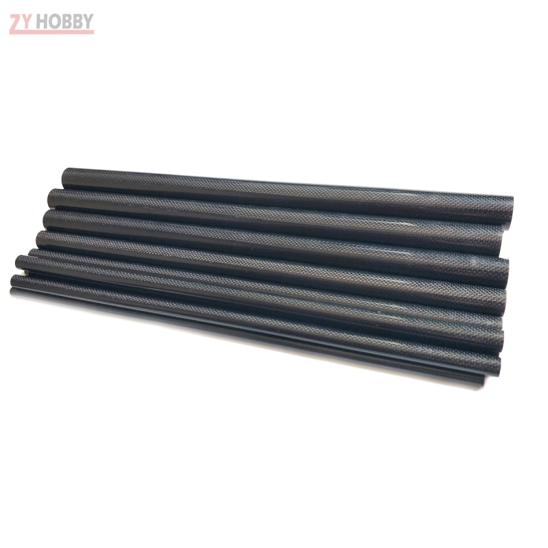 2pcs Length 1000mm Diameter 4mm~32mm Carbon Fiber Tube