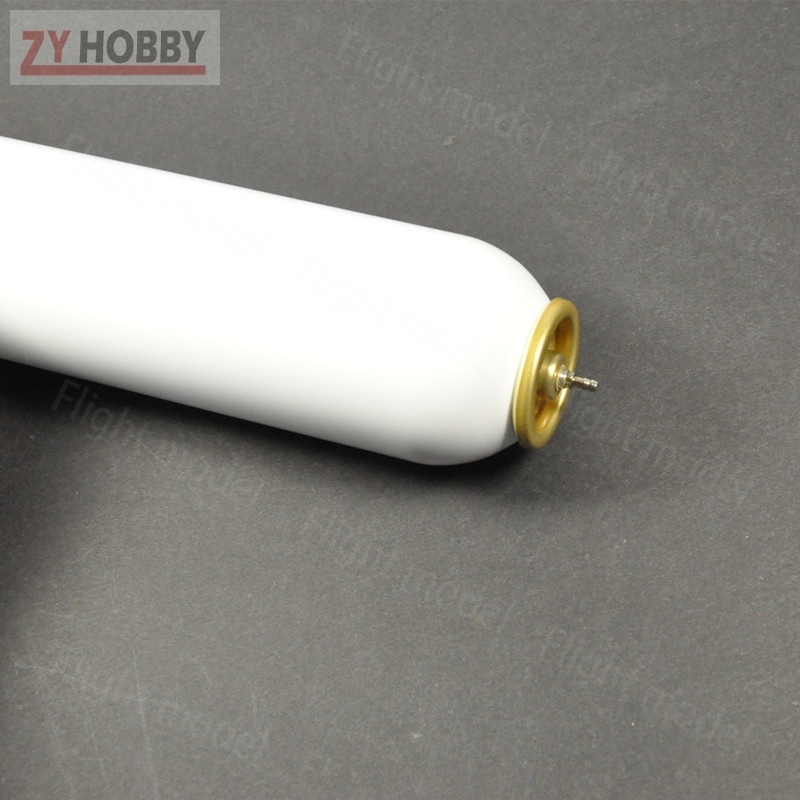 89cc White Pressure Air Fuel Tank For RC Airplane